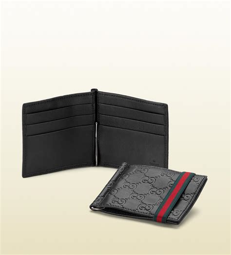 gucci money clip wallet cheap|Gucci men's wallet clearance.